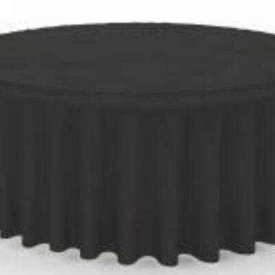 ../frankl24shop/Tischdecke rund schwarz 3,20 m